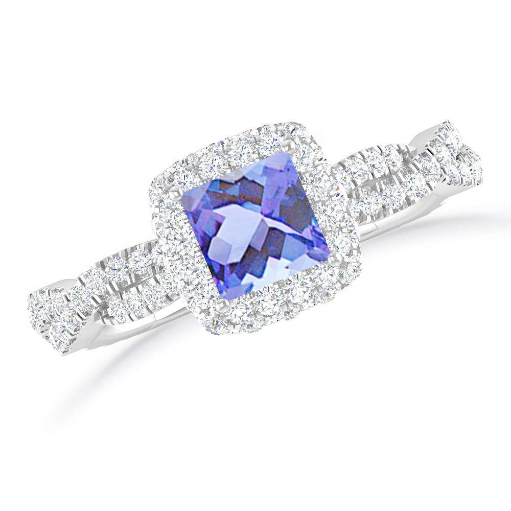 White Gold - Tanzanite