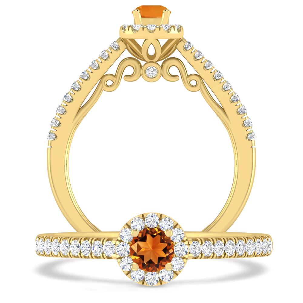 Yellow Gold - Citrine