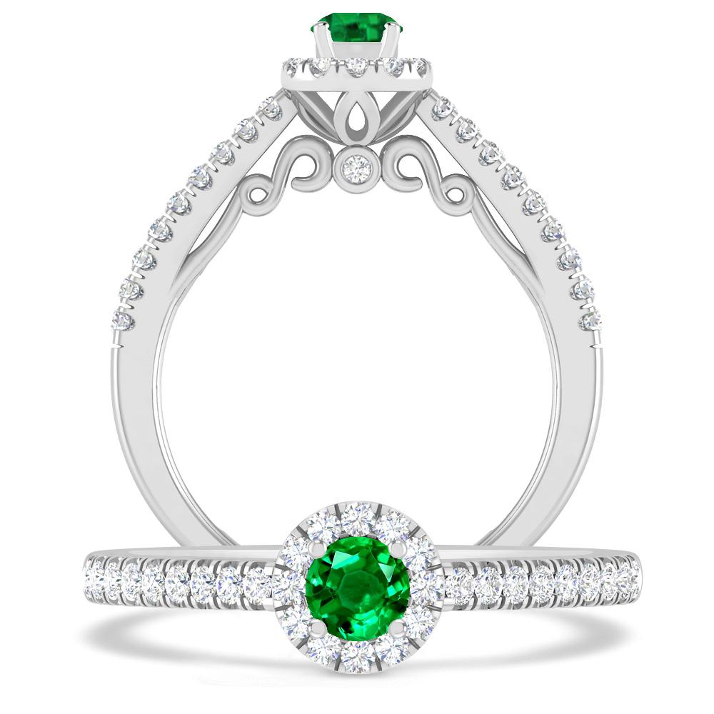 White Gold - Emerald