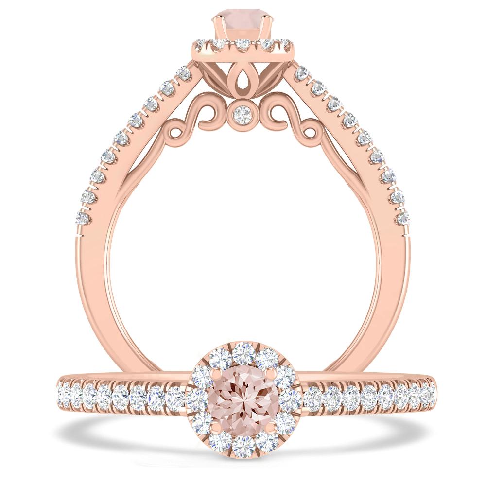 Rose Gold - Morganite