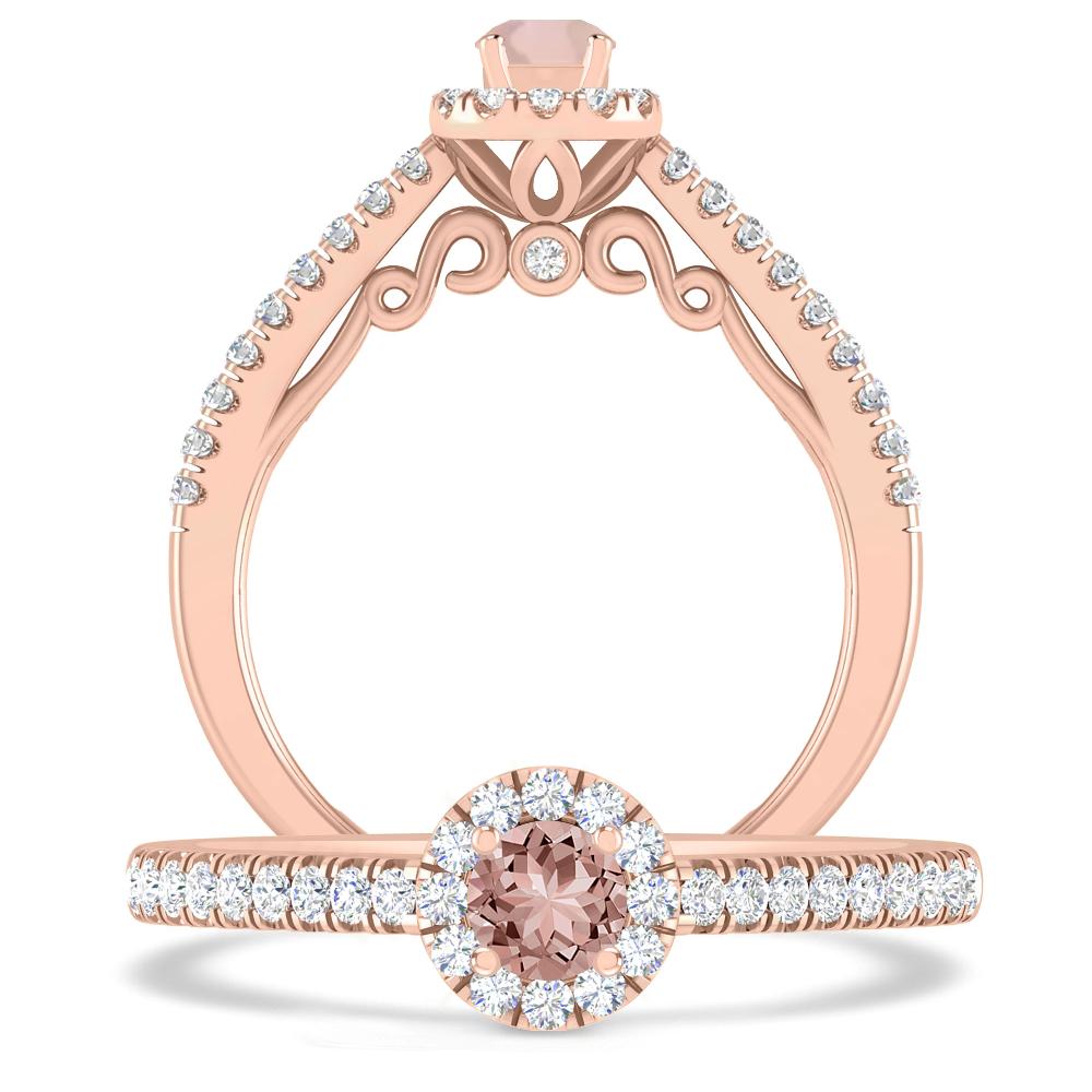 Rose Gold - Morganite