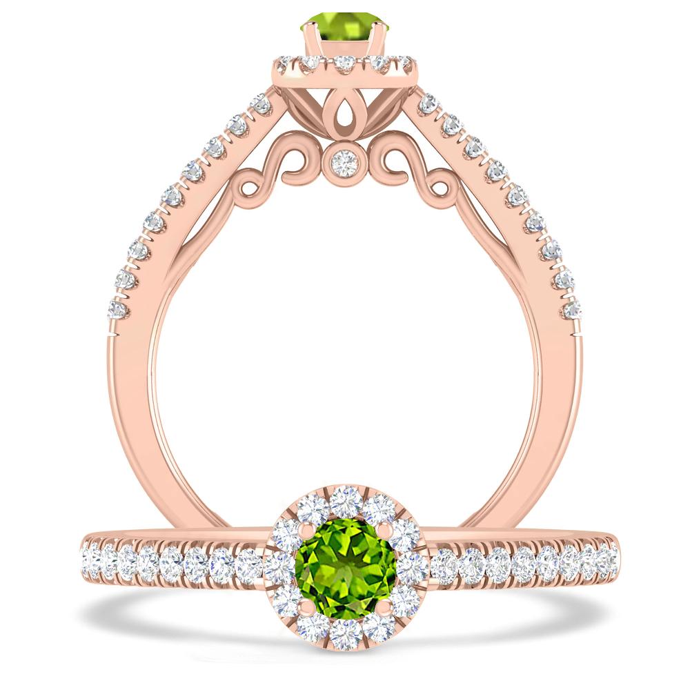 Rose Gold - Peridot