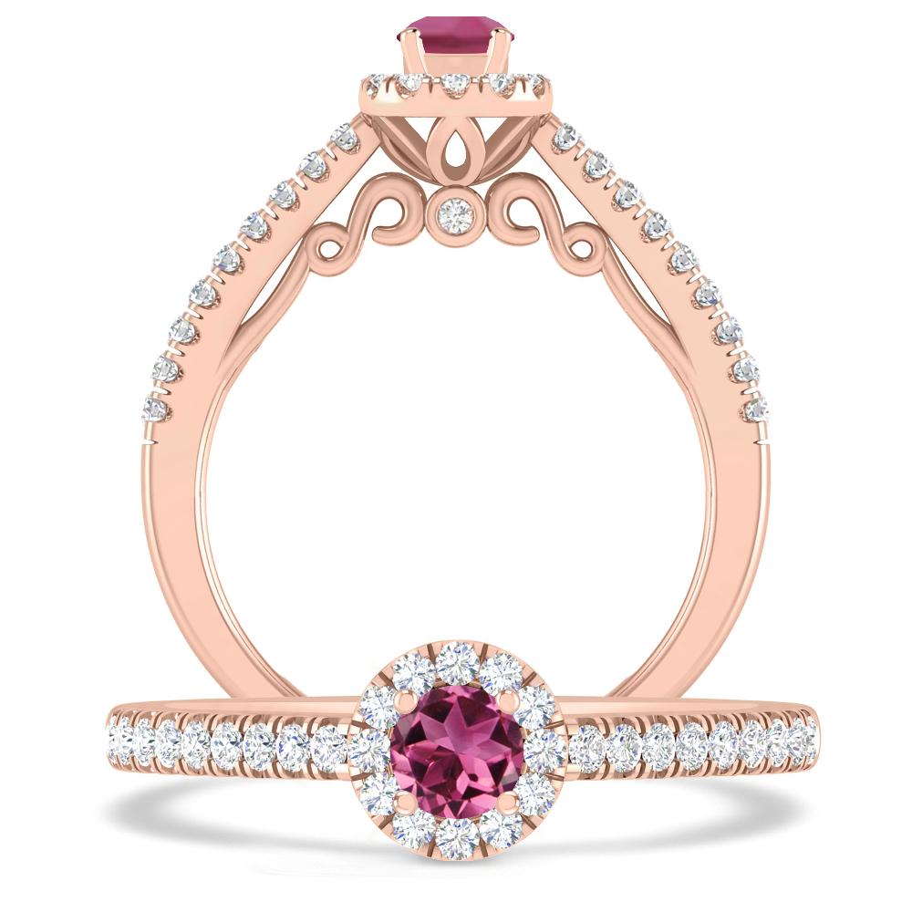 Rose Gold - Pink Tourmaline