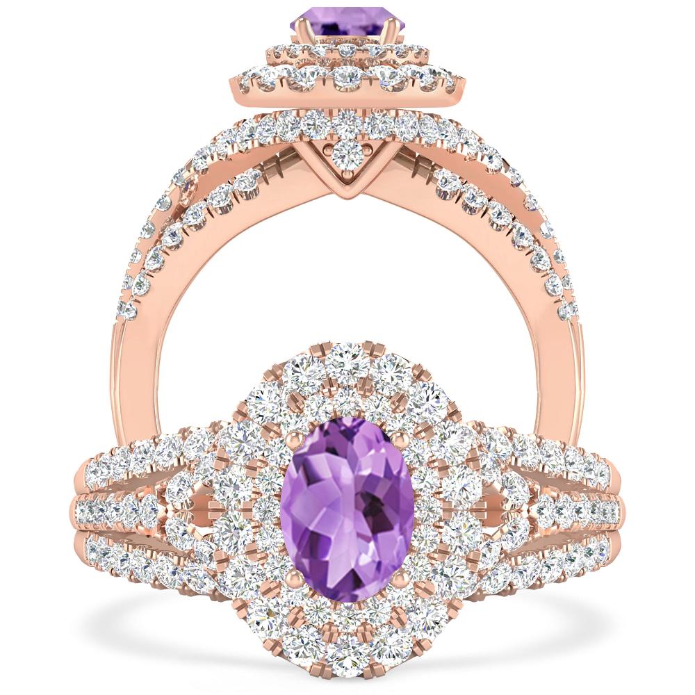 Rose Gold - Amethyst