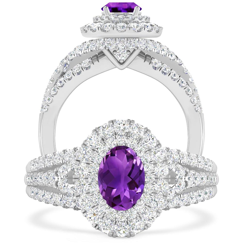 White Gold - Amethyst