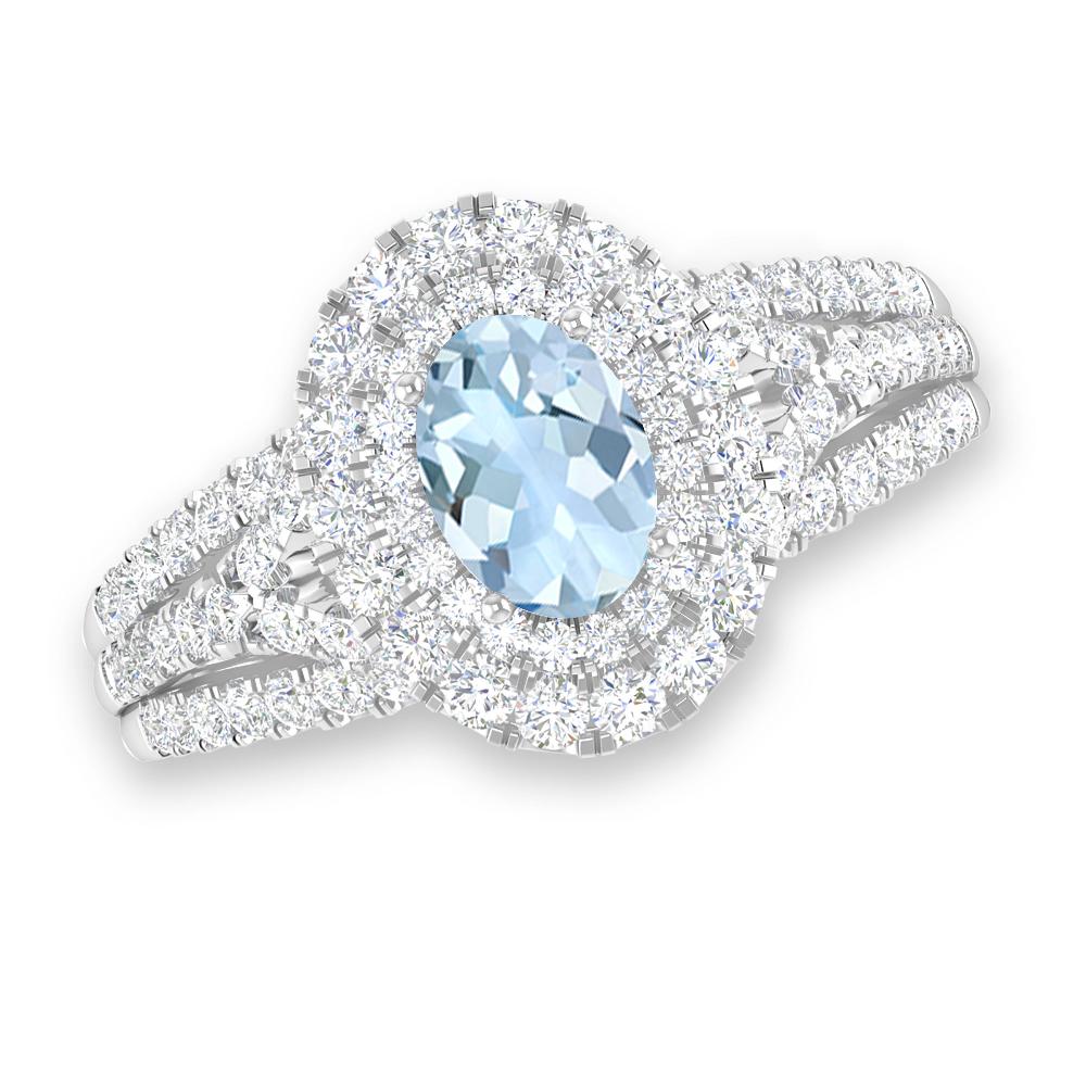 White Gold - Aquamarine