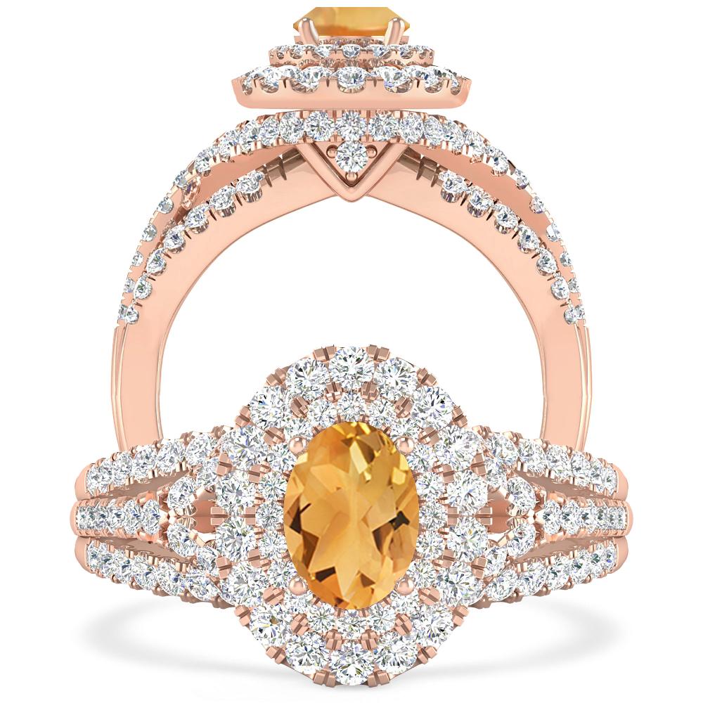 Rose Gold - Citrine