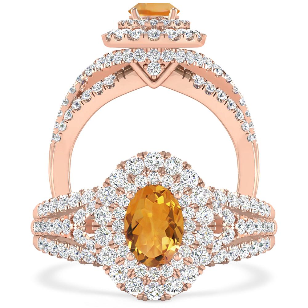 Rose Gold - Citrine