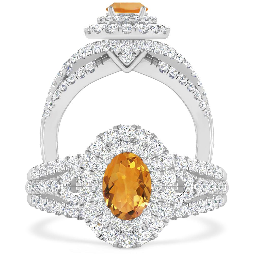 White Gold - Citrine