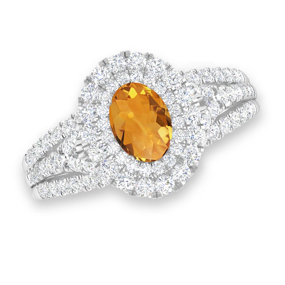 White Gold - Citrine