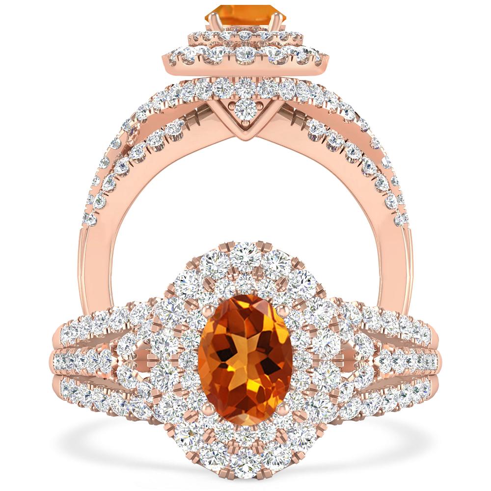 Rose Gold - Citrine