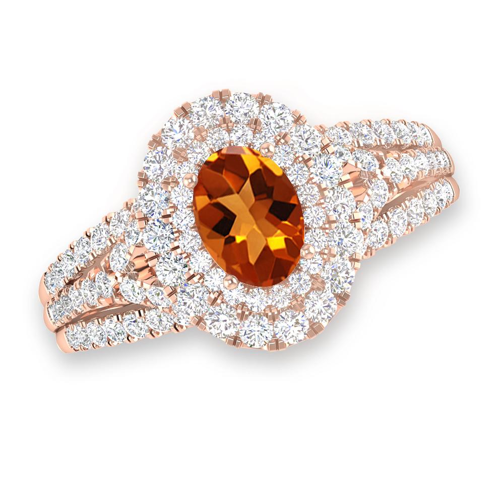 Rose Gold - Citrine