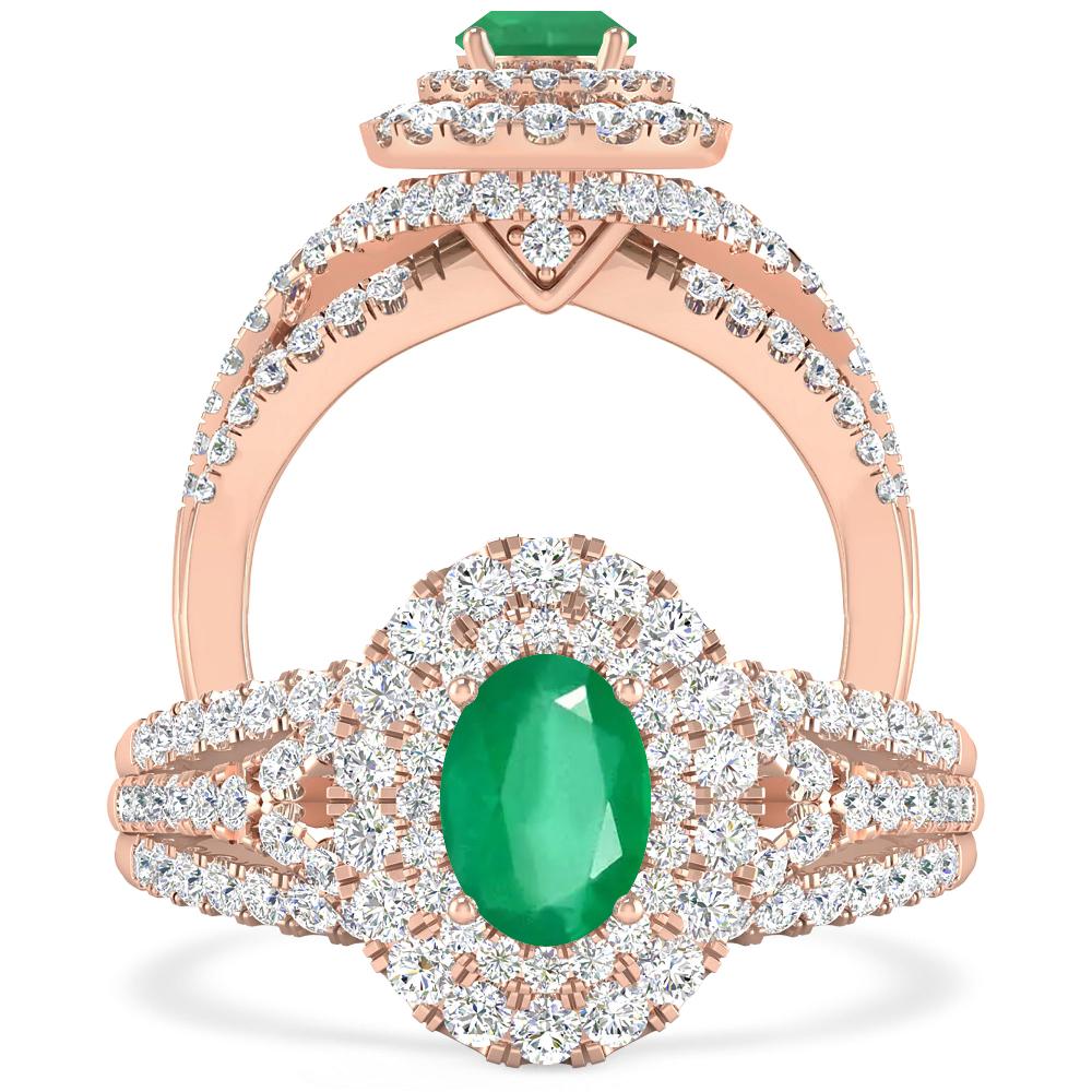 Rose Gold - Emerald