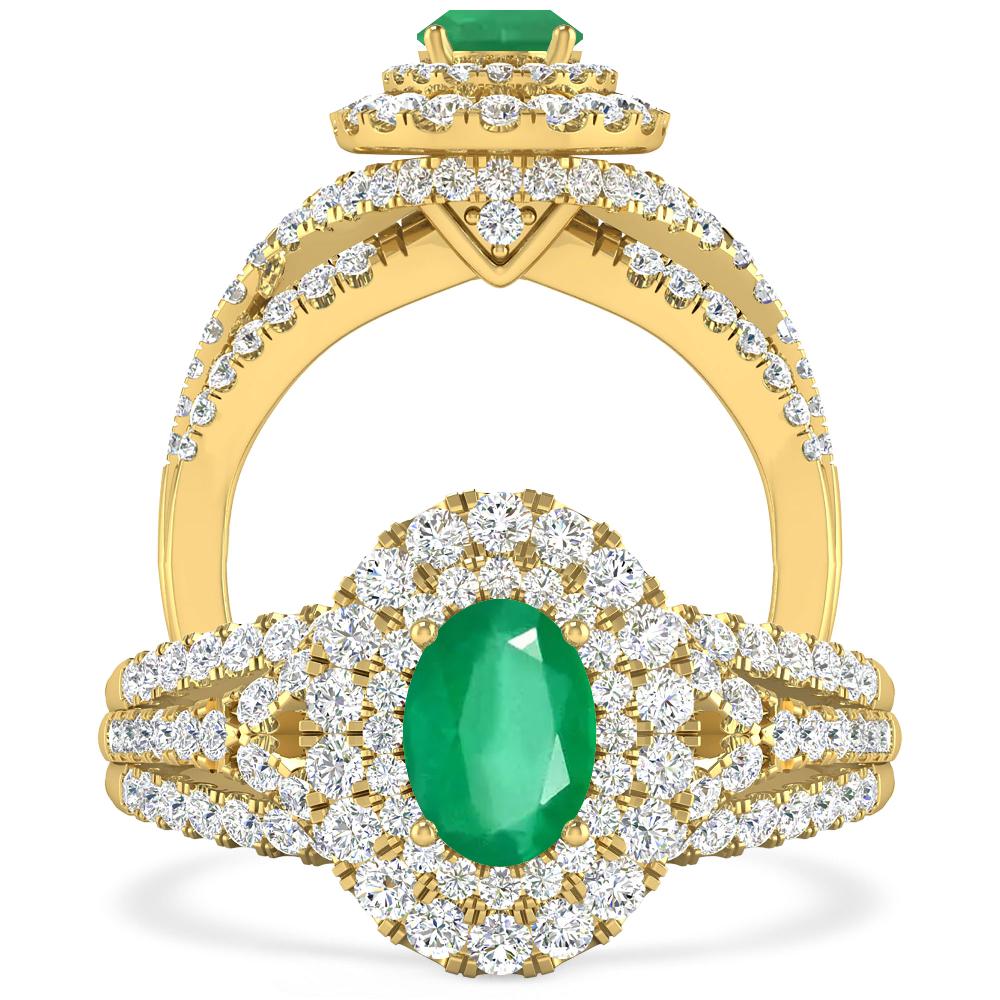 Yellow Gold - Emerald