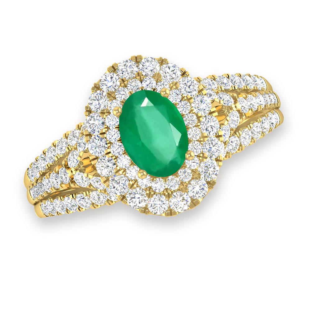 Yellow Gold - Emerald