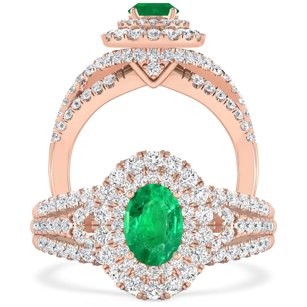 Rose Gold - Emerald