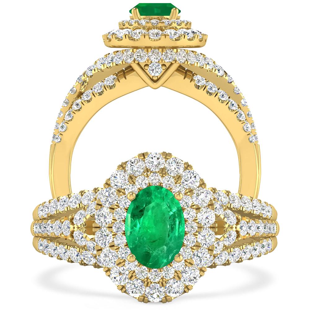 Yellow Gold - Emerald