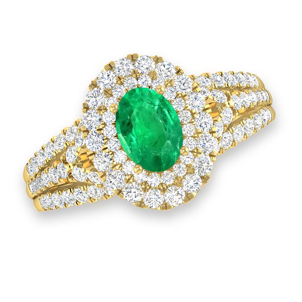 Yellow Gold - Emerald