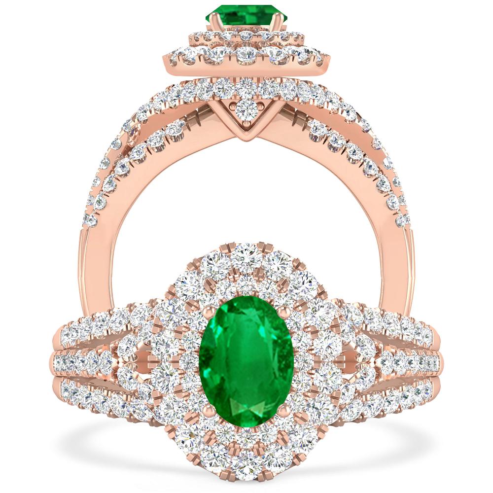 Rose Gold - Emerald