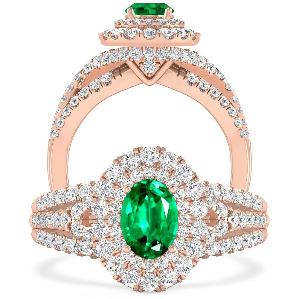 Rose Gold - Emerald