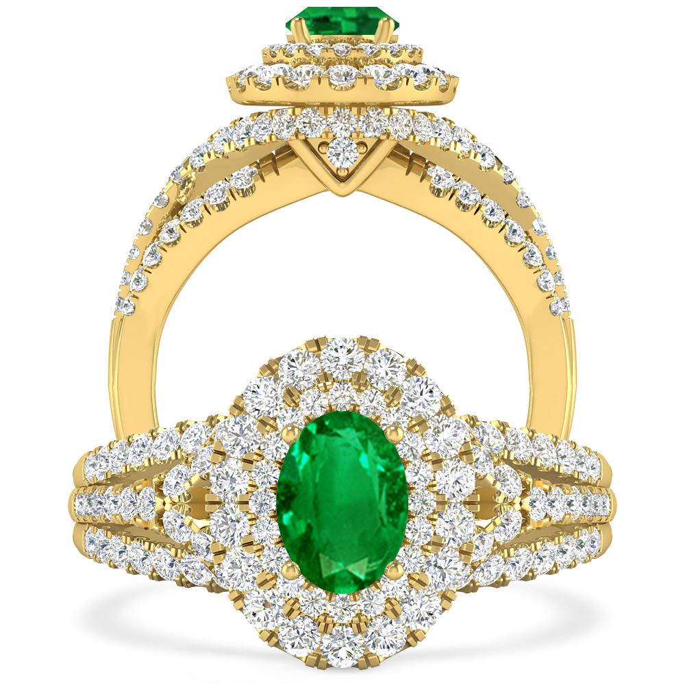 Yellow Gold - Emerald