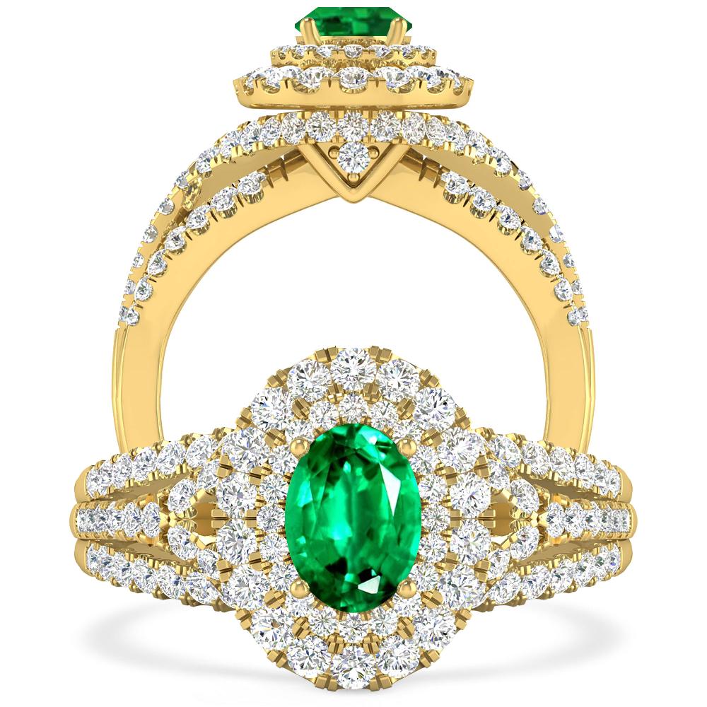 Yellow Gold - Emerald