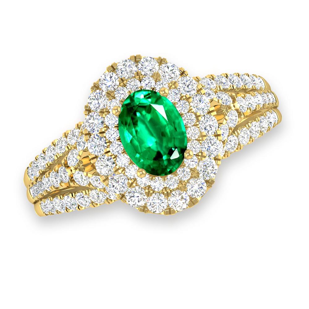 Yellow Gold - Emerald