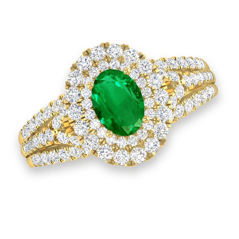 Yellow Gold - Emerald