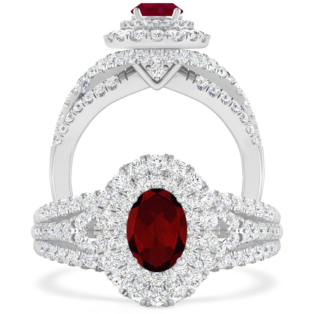 White Gold - Garnet