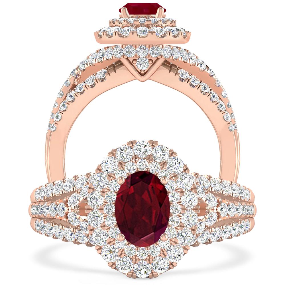 Rose Gold - Garnet