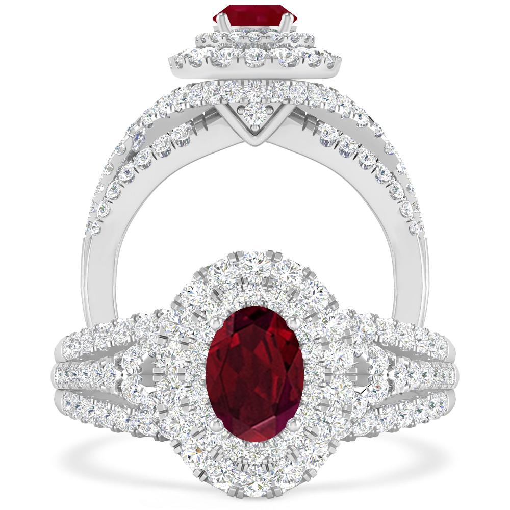 White Gold - Garnet