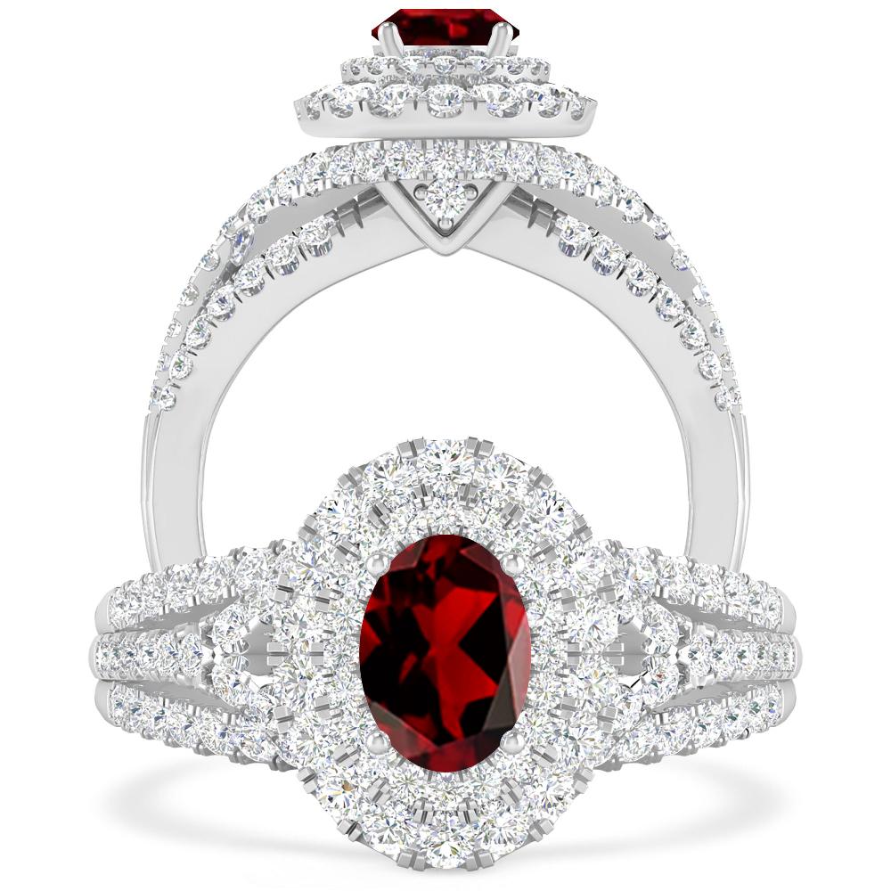 White Gold - Garnet