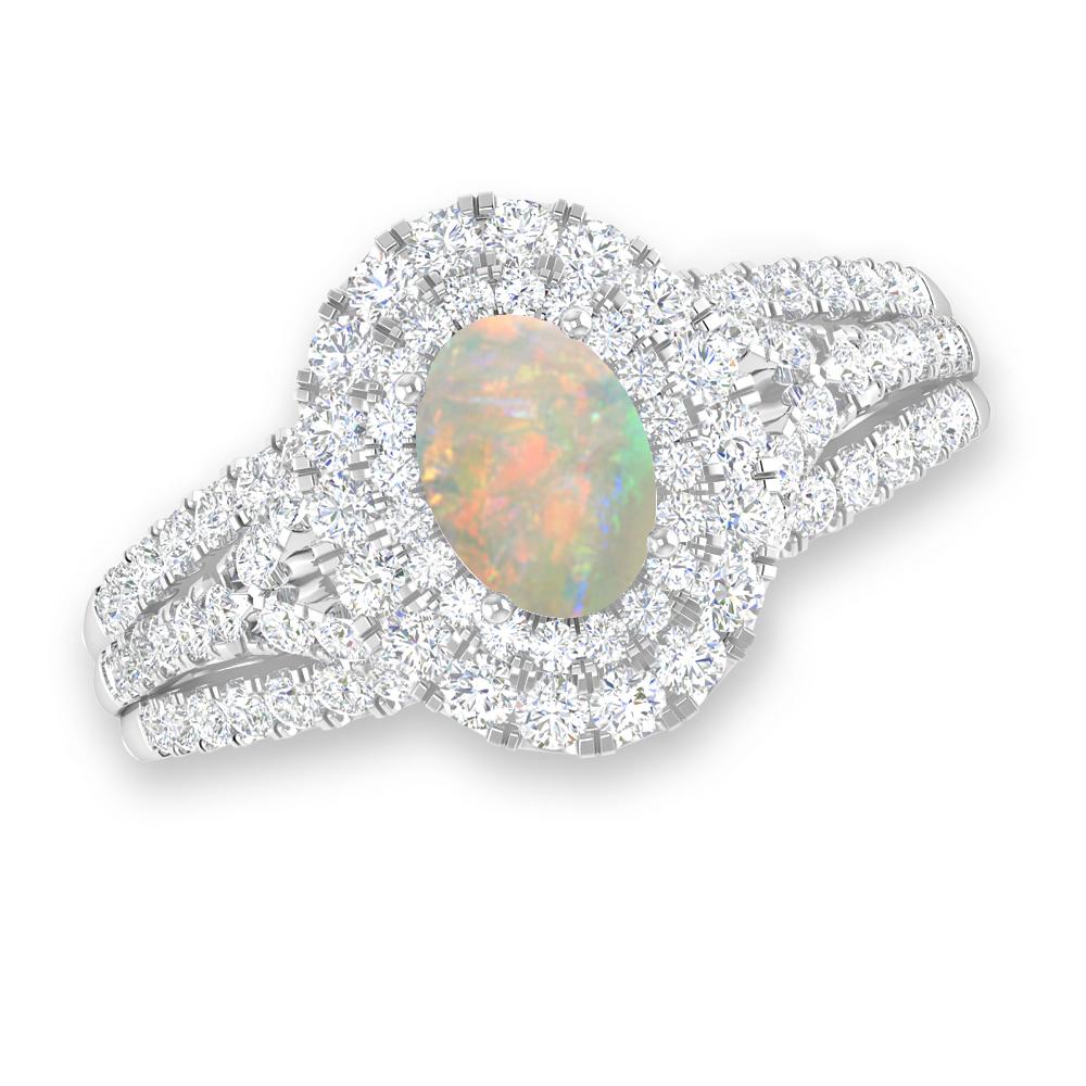 White Gold - Opal