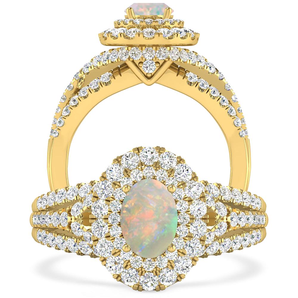 Yellow Gold - Opal