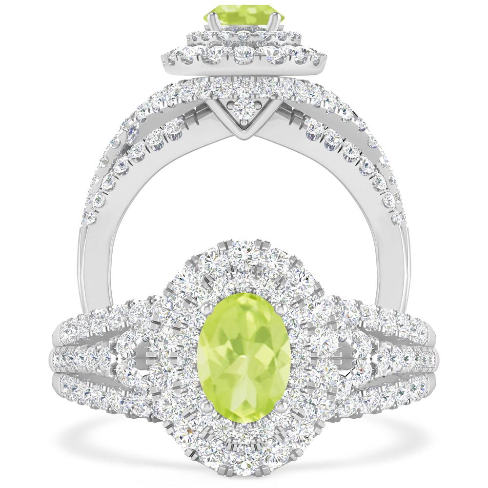 White Gold - Peridot