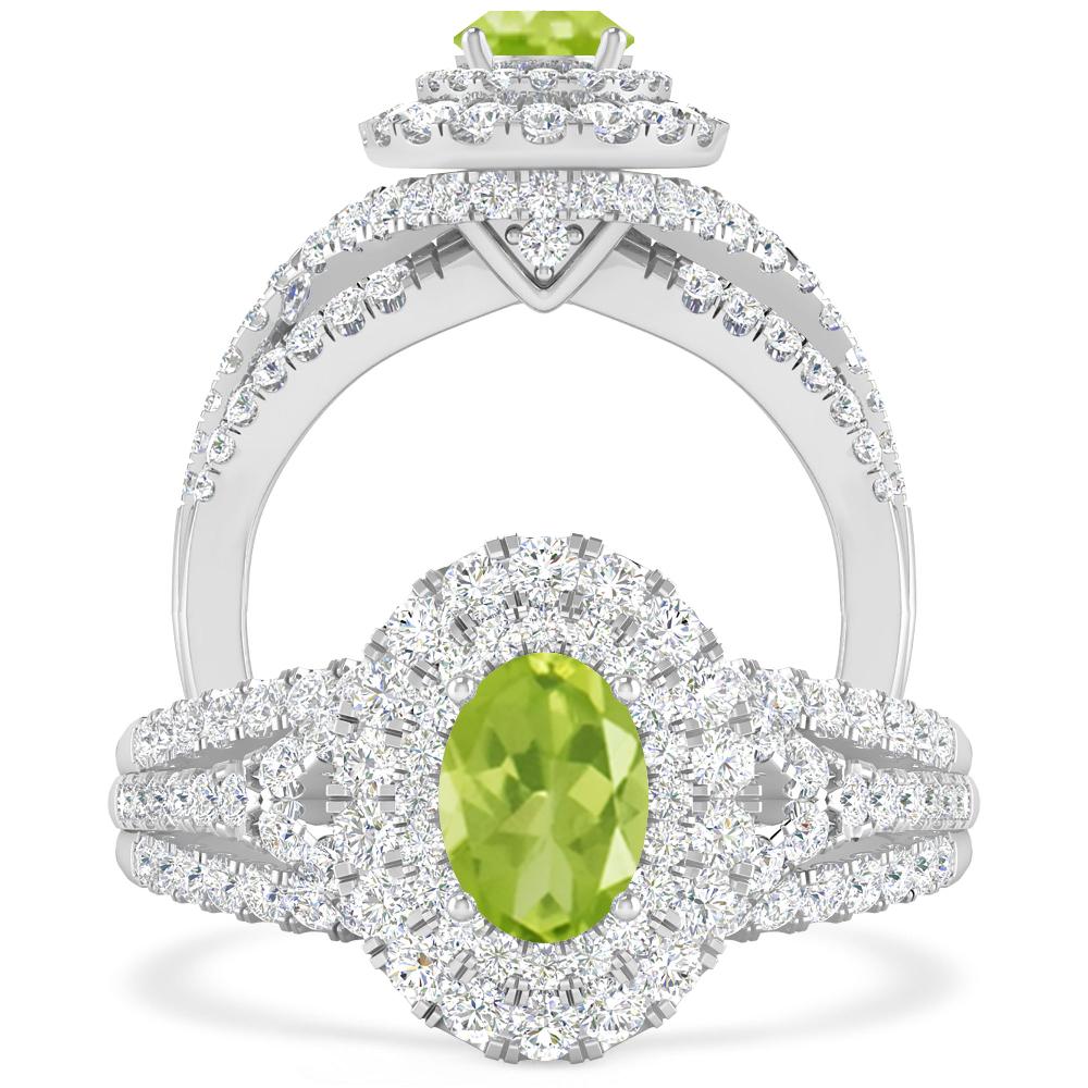 White Gold - Peridot