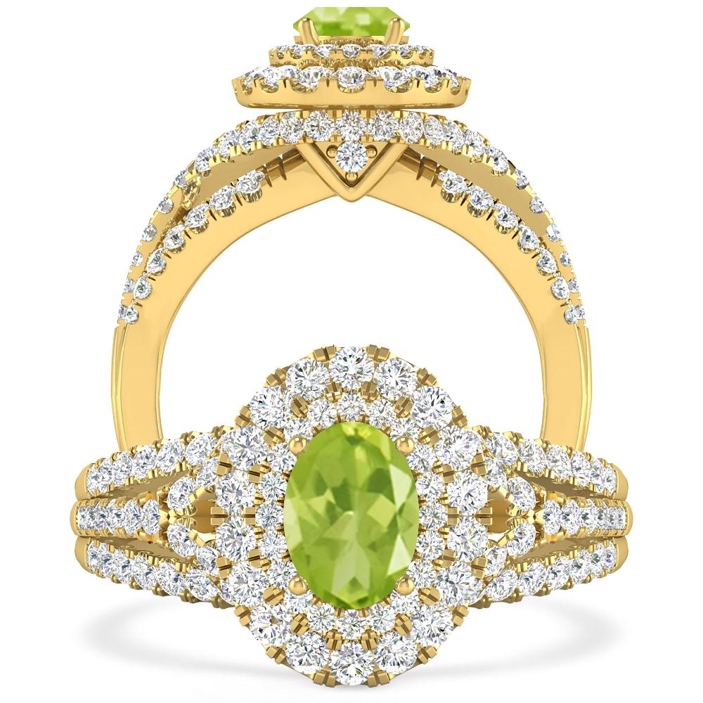 Yellow Gold - Peridot