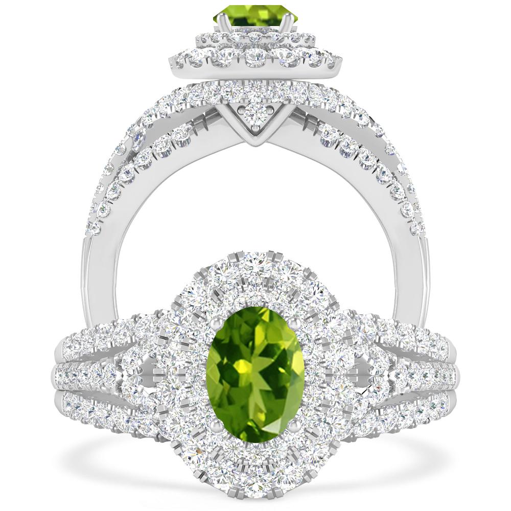 White Gold - Peridot