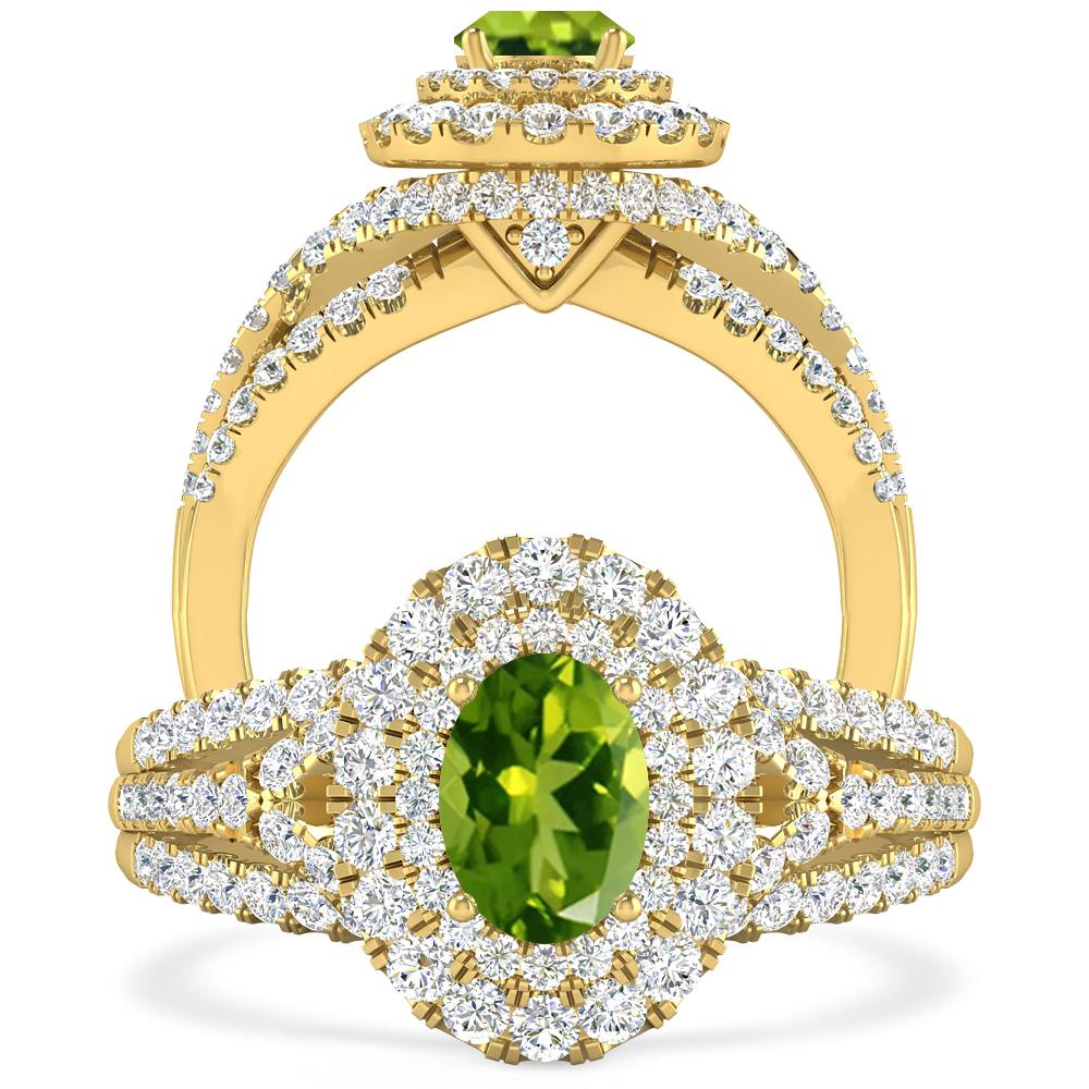 Yellow Gold - Peridot