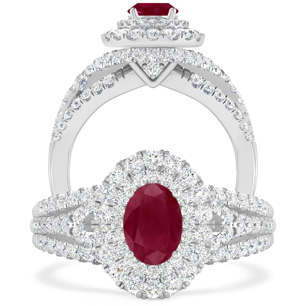 White Gold - Ruby