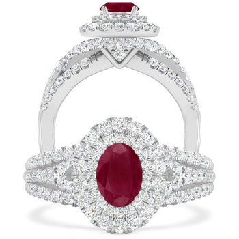 White Gold - Ruby