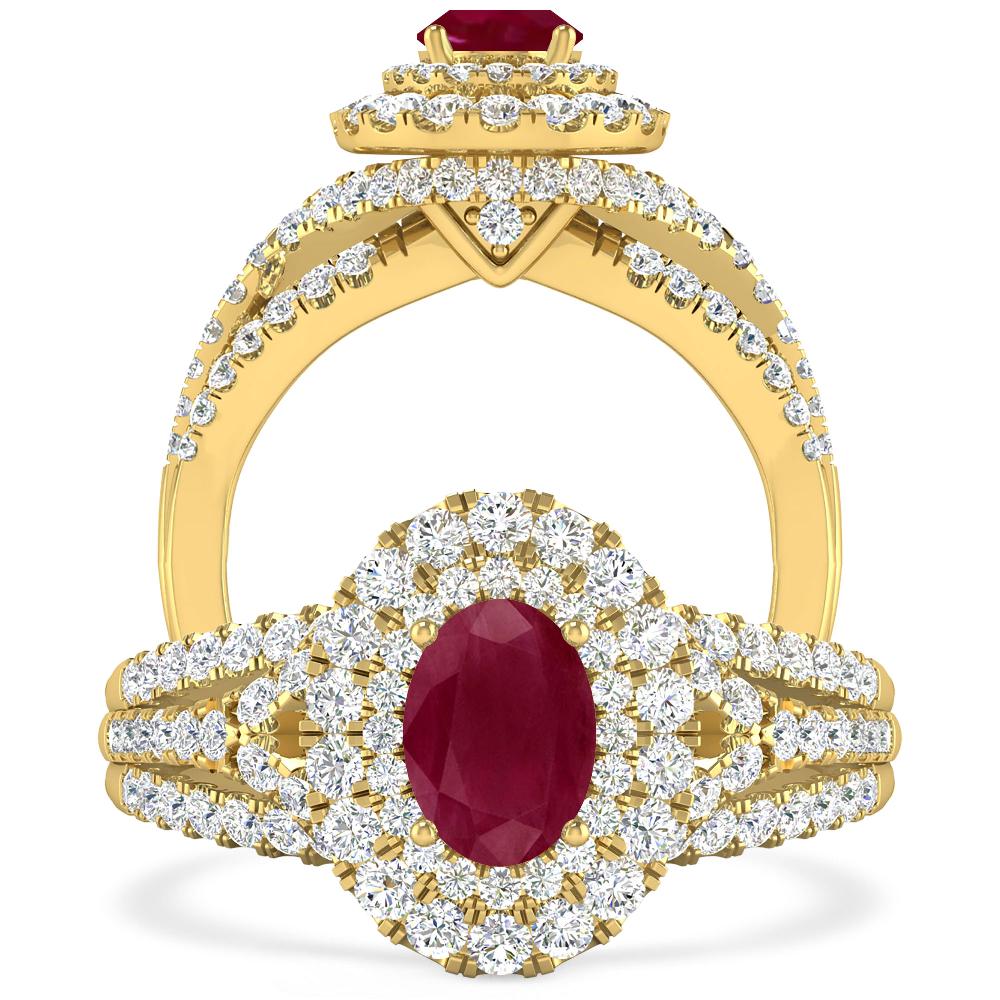 Yellow Gold - Ruby