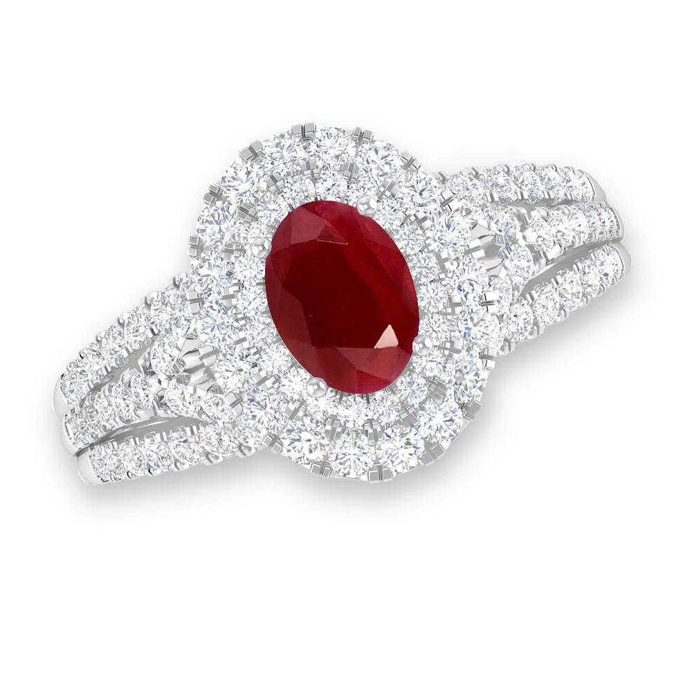 White Gold - Ruby