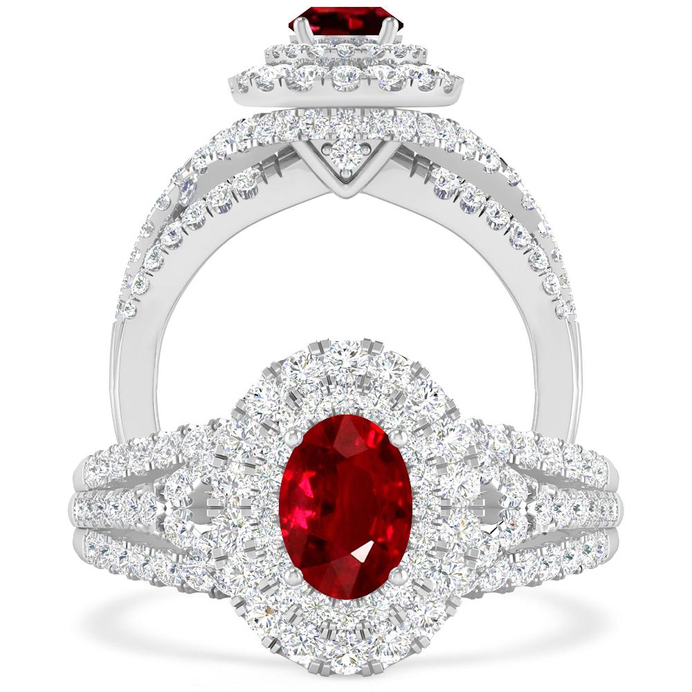 White Gold - Ruby