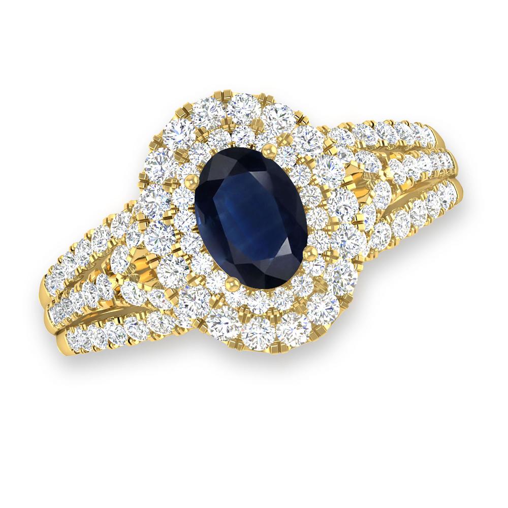 Yellow Gold - Sapphire