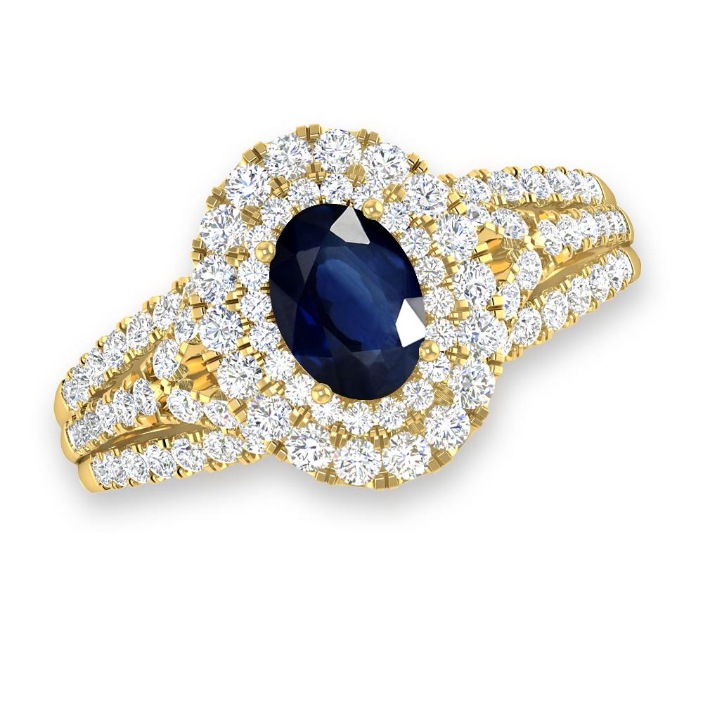 Yellow Gold - Sapphire