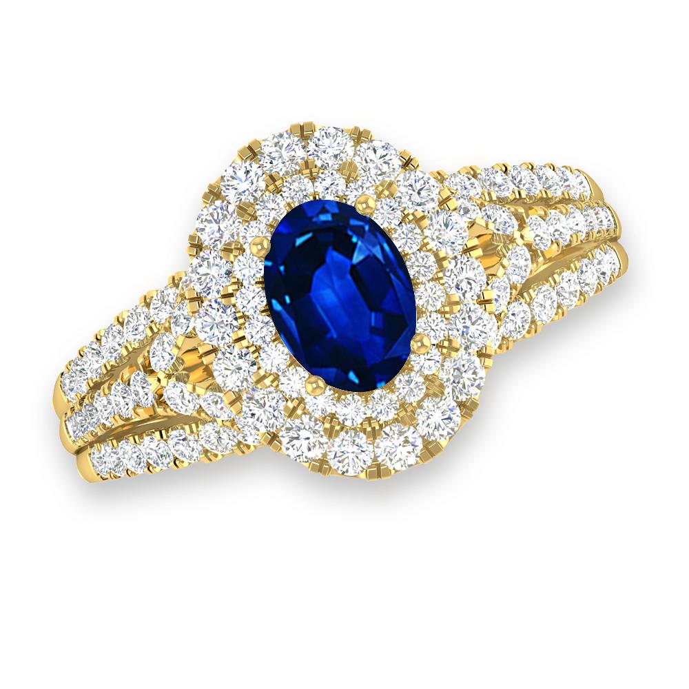 Yellow Gold - Sapphire