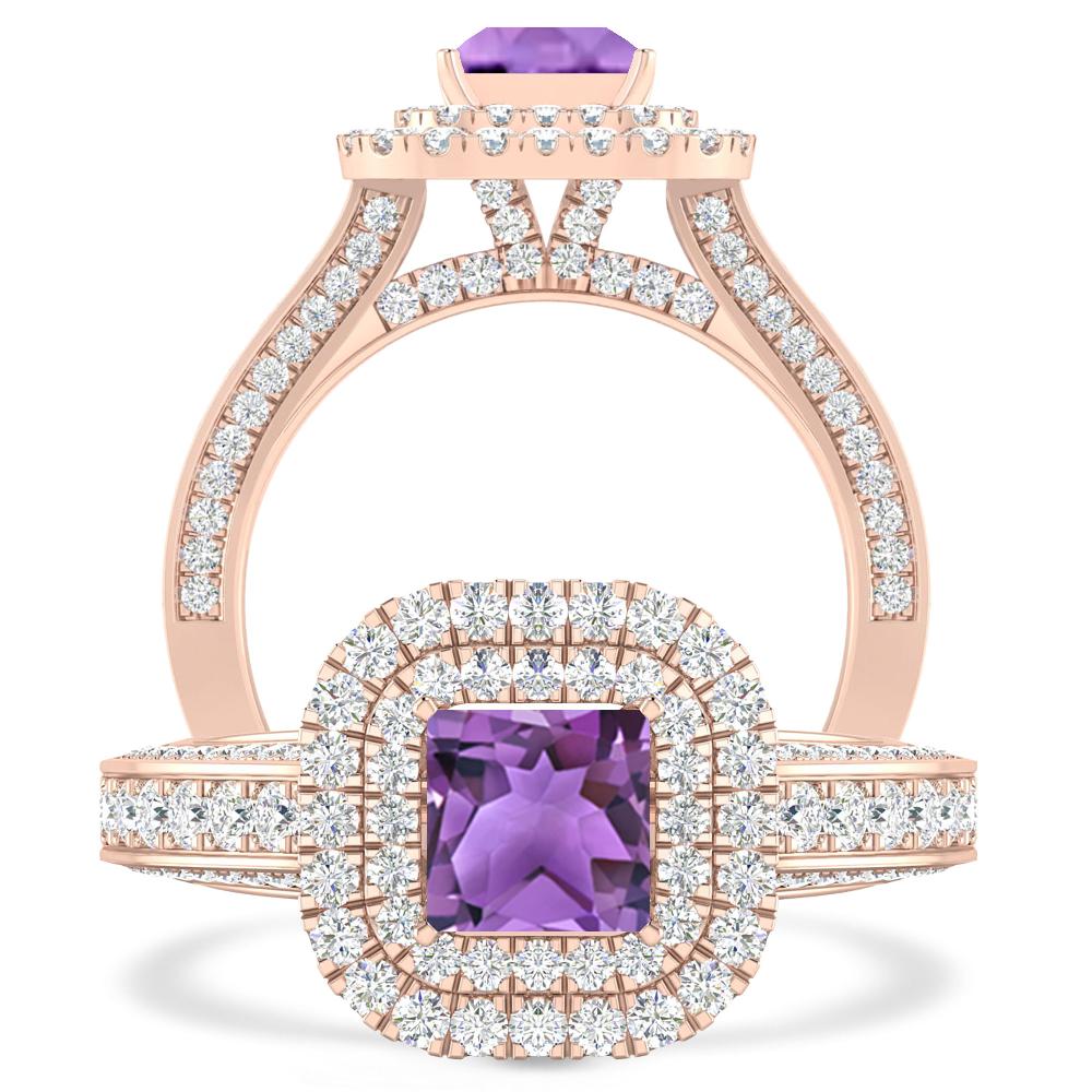 Rose Gold - Amethyst