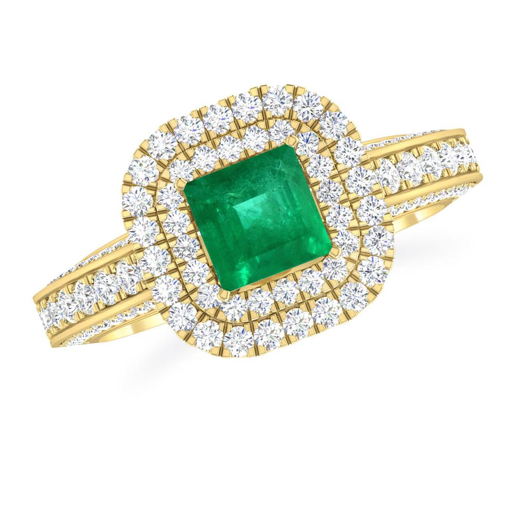 Yellow Gold - Emerald