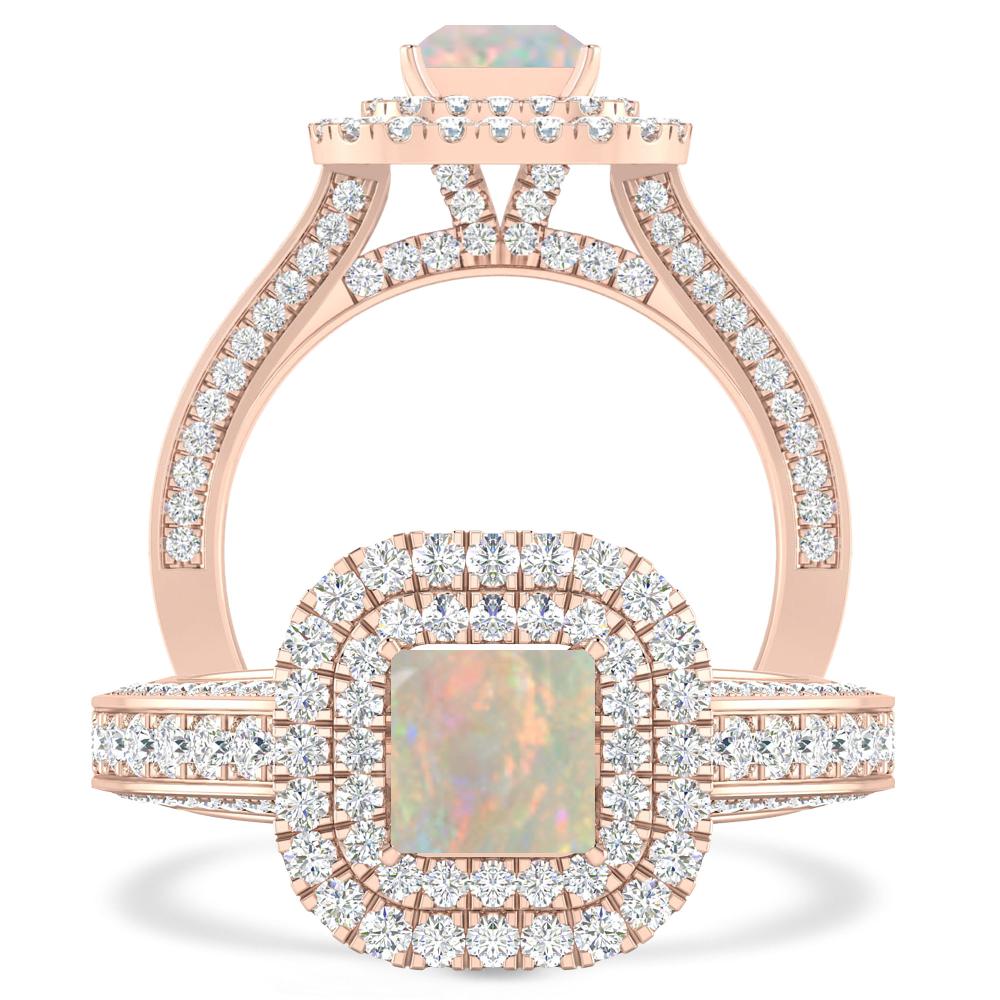 Rose Gold - Opal